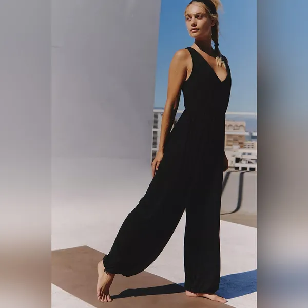 NWT Free People Breezy Day One Piece in Black. Size Small - Image 3