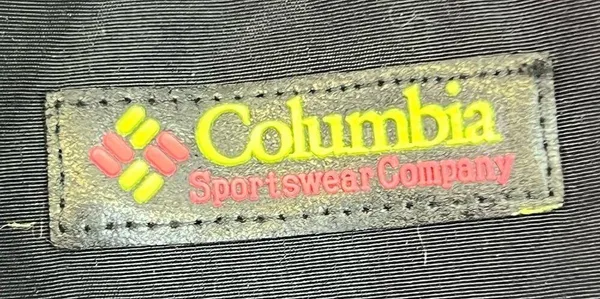Columbia Vintage Ski Jacket 90s Large Neon Bugaboo Double Layer Coat Black Pink - Image 2