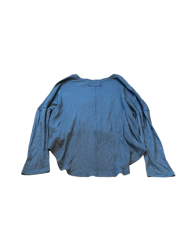 We The Free x Free People Jayson Ringer Tee Waffle Knit Thermal Top Oversize - Image 6