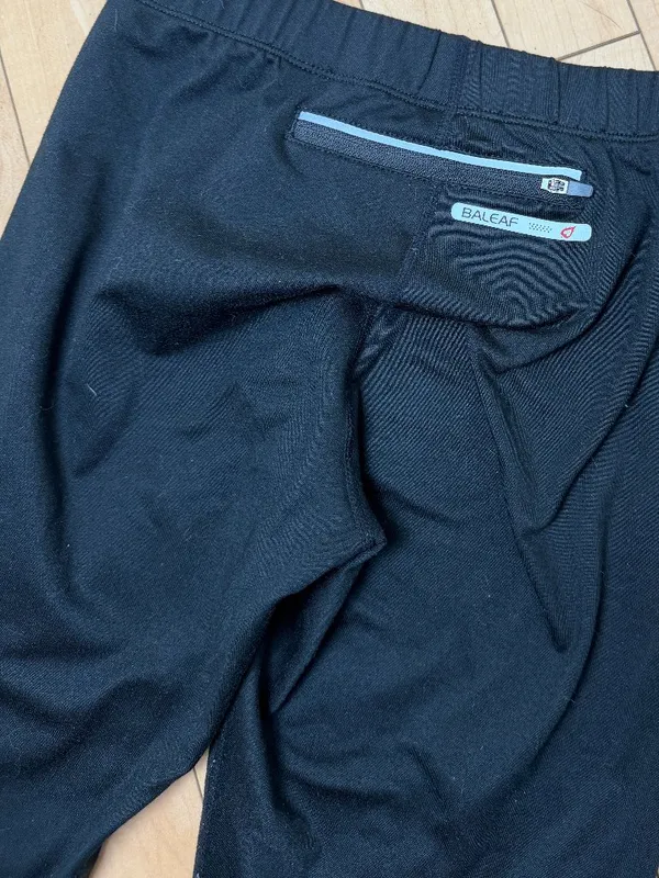 BALEAF Fleece Lined Running Sweat Lounge Pants Black Size XS Black - Image 7