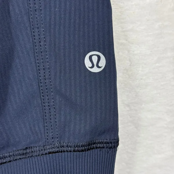 Lululemon Street To Studio‎ Crop Pant Midnight Navy Size 10 Ribbed Jogger 9150 - Image 6