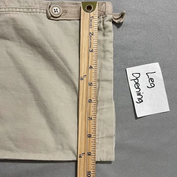 Maurices Women Size 9 10 Tan Khakis Pants Baggy Straight Casual 90s Y2K Utility - Image 14