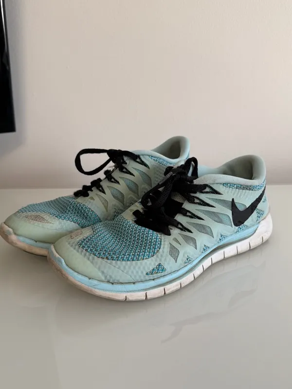 Nike Free 5.0 Blue Sneakers Size 6.5 - Image 4