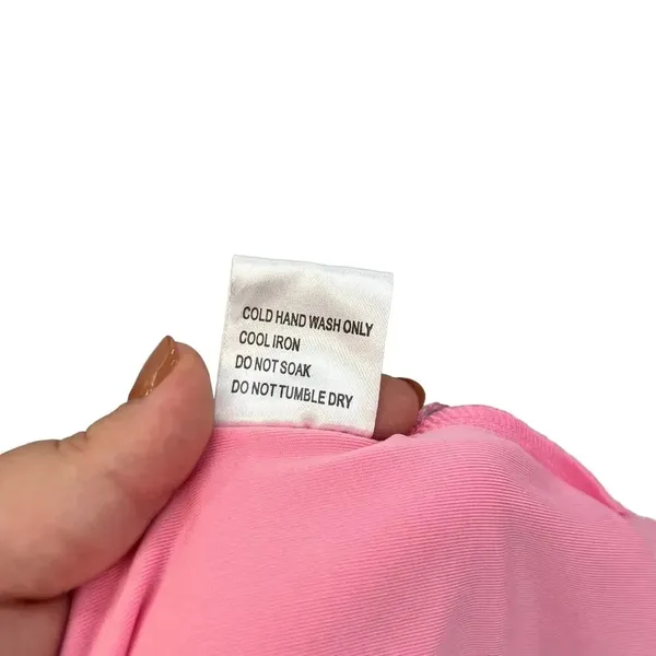 White Fox Boutique The Long Run Mini Dress Pink Halter Bodycon Size XL‎ - Image 15