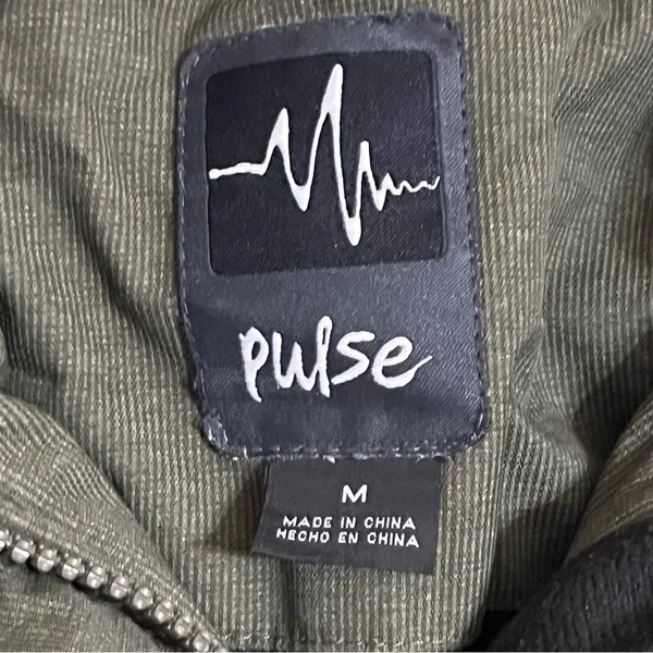 Pulse Olive Green‎ Hooded Winter Parka Jacket Faux Fur Trim Snow Skirt Medium - Image 7