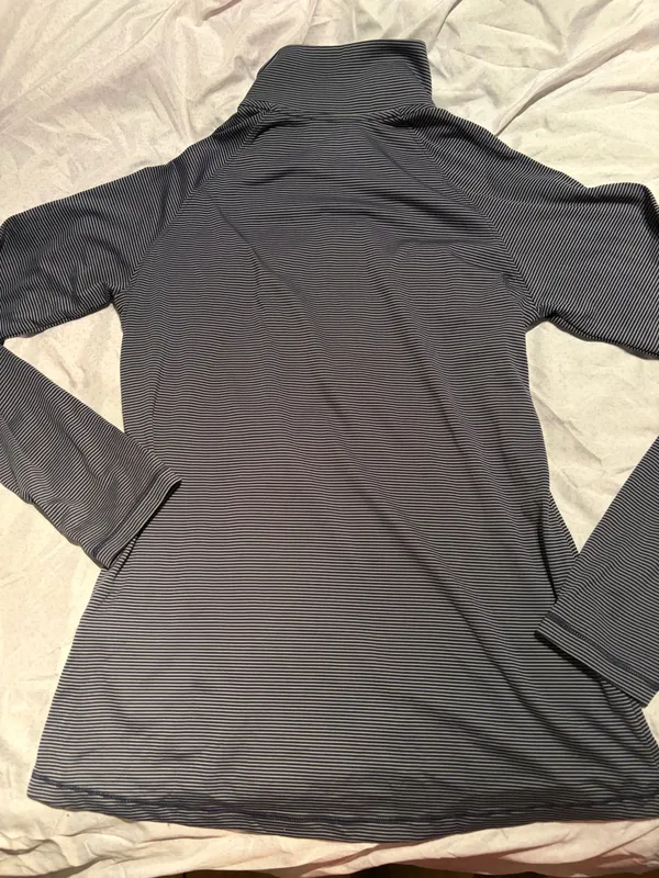 Under armour heatgear loose micro stripe 1/4 quarter long sleeve shirt - Image 4