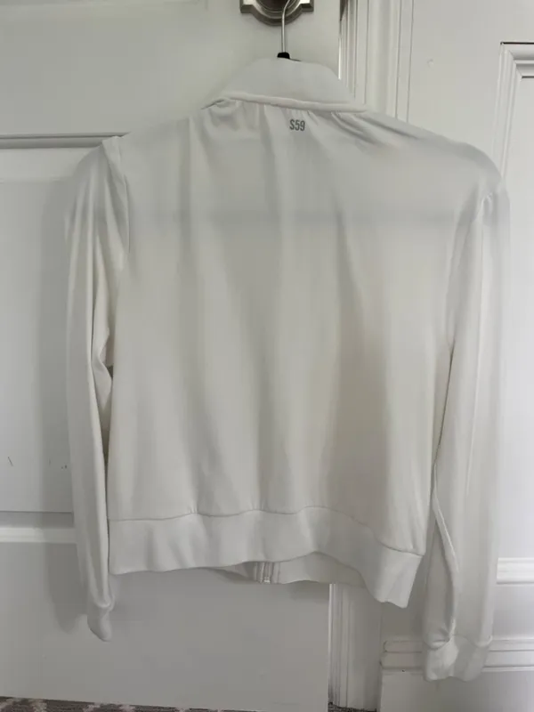 Splits59 AIRWEIGHT BOMBER JACKET IN WHITE SIZE S! - Image 7
