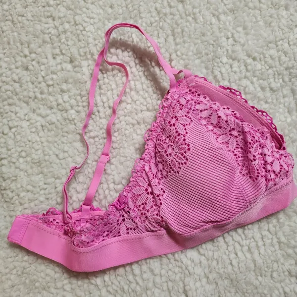 Aerie Ribbed Lace Padded Bralette Size S - Image 5