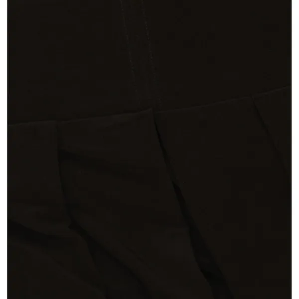 NWT Tommy Hilfiger Pleated V Neck Fit Flare Long Sleeved Knit Midi Dress Black 4 - Image 14