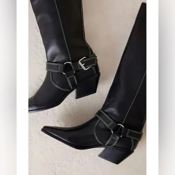 Free People Caverly Milly High Boot Size 37. Sh4 - Image 6