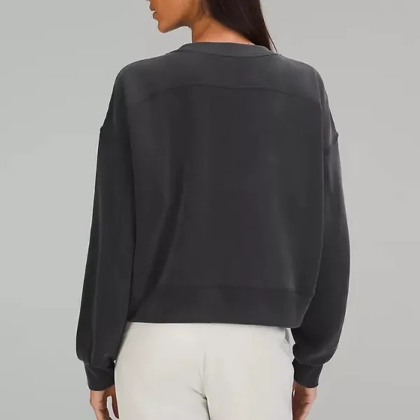 Lululemon Perfectly Oversized Cropped Crew *Softstreme - Image 9