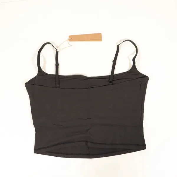 NWT SKIMS Fits Everybody Cropped Cami in Onyx - Image 6