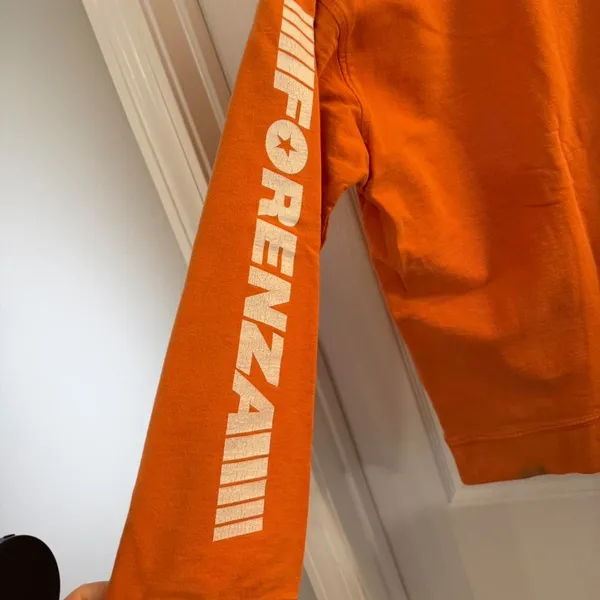 Forenza‎ Crewneck Sweatshirt Orange L/XL Vintage 90s Streetwear Casual - Image 3