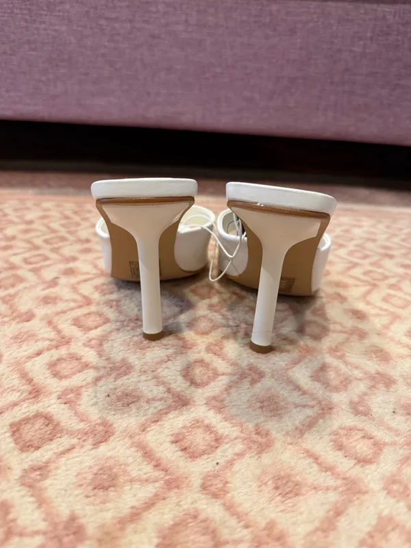 Forever 21 White Kitten Heels - Image 2