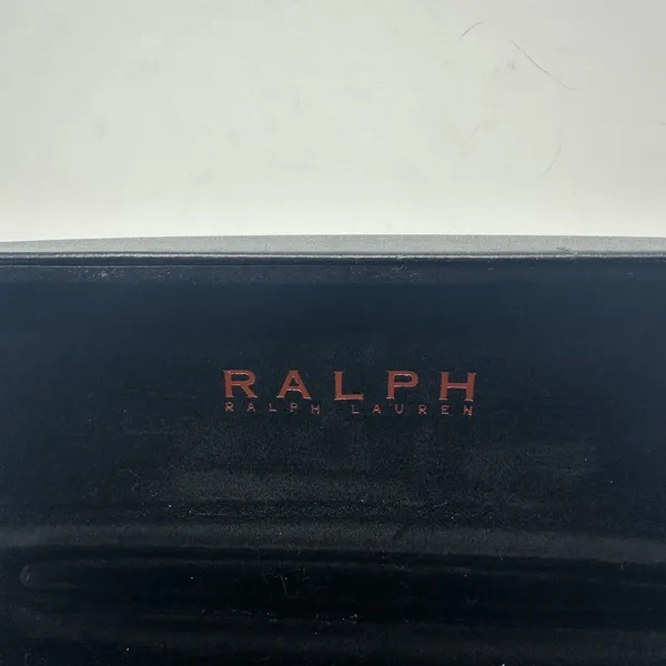 Ralph Lauren Glasses Case Black Leather Hard Clamshell Eyeglasses Case - Image 8