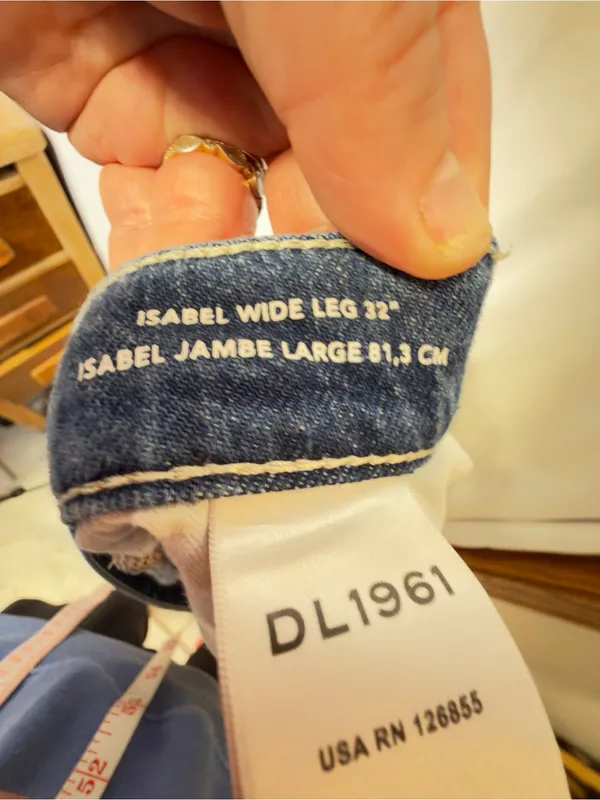 DL1961 Isabel Wide Leg jeans size 29 Anthropologie - Image 11