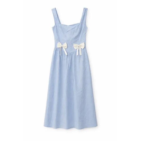 Aqua‎ Bow Dress Size Large - Image 2
