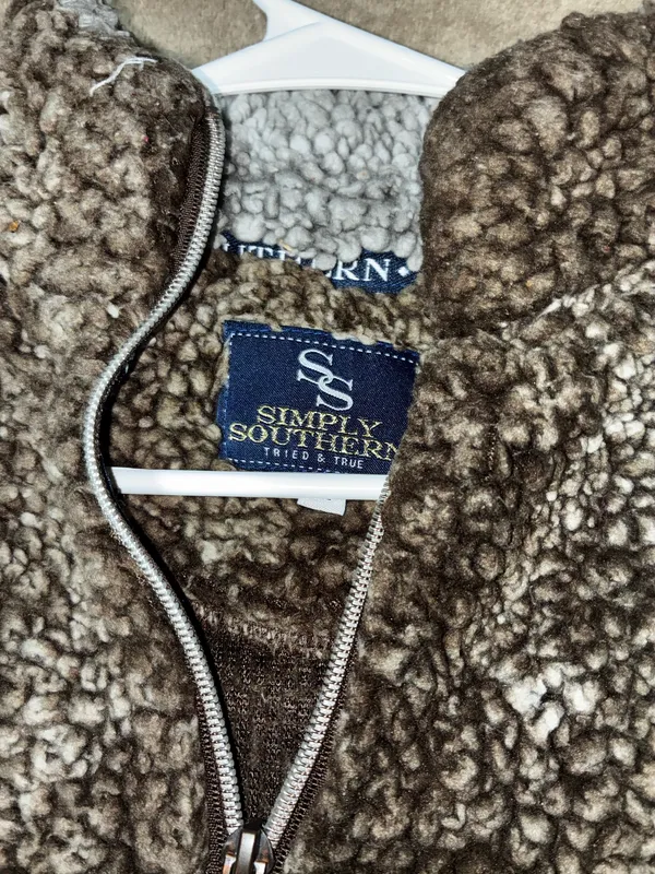 Simply Southern Fuzzy Sherpa Pullover - Image 2