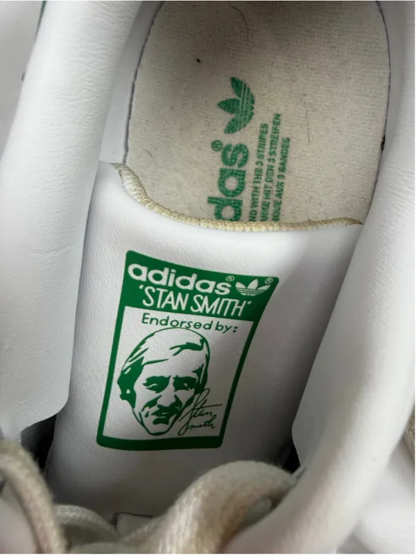⁠adidas Stan Smith White Fairway Green Sneakers 6 Low top court shoes Minimalist - Image 6