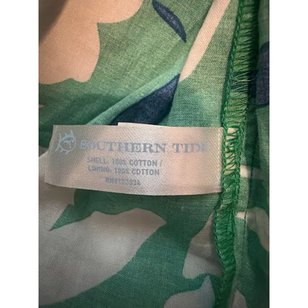 Southern Tide Blaire Blossom Bay Printed Maxi Dress - Green/Navy - Size Small - Image 8