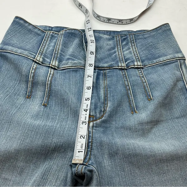 Anthropologie Pilcro Size 28‎ High Waisted Blue Denim Jean Snap Zip Closure - Image 8