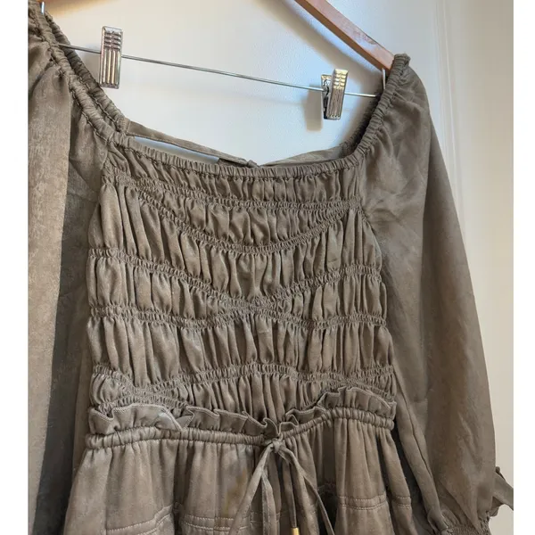 Lack of Color Free People Cassidy Romper Size Small‎ Ruched Casual Nightout - Image 4