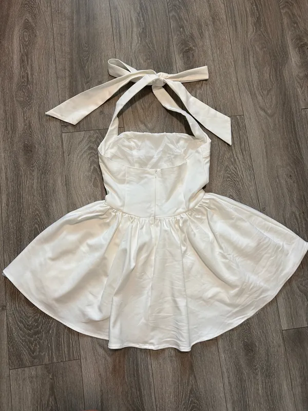 New Showpo Helda Mini Dress Halter Tie Neck Corset Dress - Small MSRP $119 - Image 11