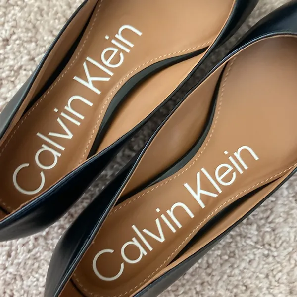 leather kitten heel. 7-7.5 - Image 4