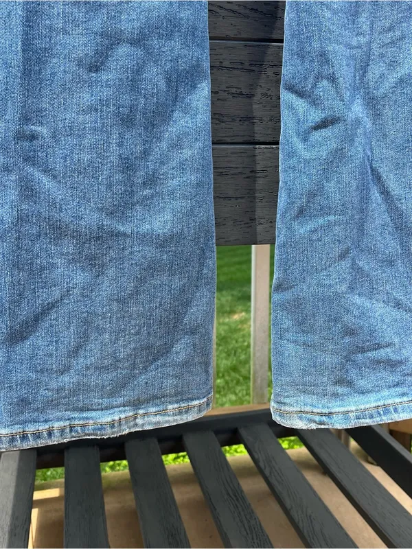 We The Free Jayde High Rise Stretch Flare Jeans Size 25 x 32.5 Boho Denim - Image 7