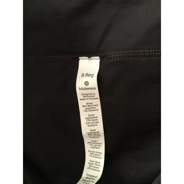 Lululemon Speed Up Short 2.5" - Sz 8, Flash Peat‎ Orange Black FPOM/BLK - Image 3