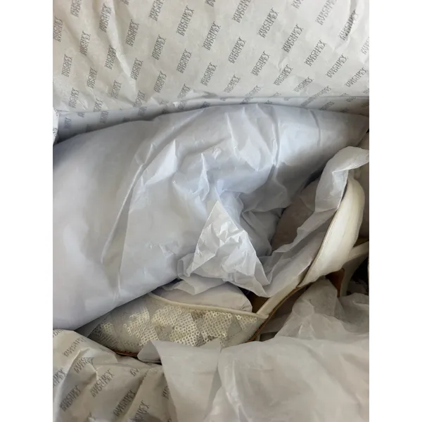 New Badgley Mischka Blaze II Satin Ankle Wrap Stiletto Pumps Size 6 - Image 6