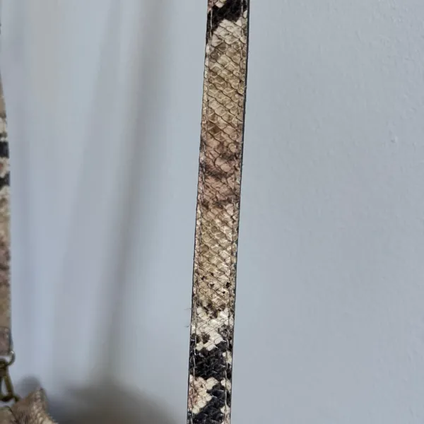 Madewell Transport Snakeskin Camera Bag Crossbody Purse - Image 4