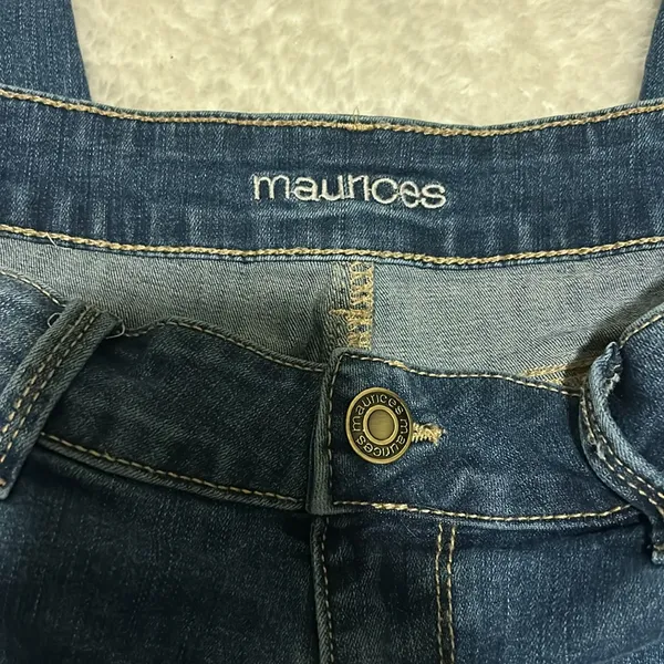 5/$30 🎈 Maurices women’s medium distressed denim Jeggings - Image 6