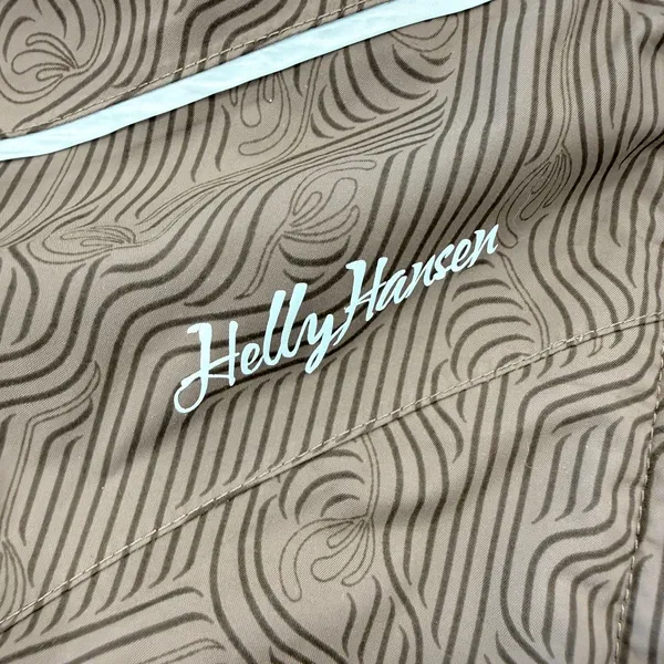 Helly Hansen Two-Tone Brown and Cream Ski Snowboard Coat Jacket Women's Medium - Image 10