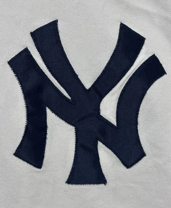 Russell Athletic New York Yankees Button Up Home Jersey - Image 4