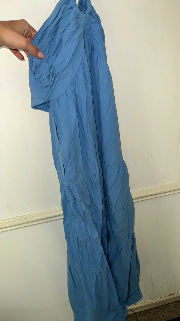Blue Vacation Summer Dress - Image 2