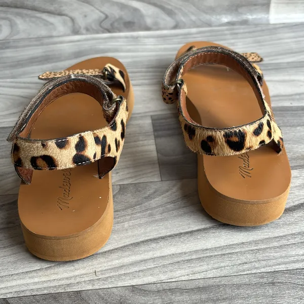 Madewell Leopard Print Sandals - Tan and Black - Image 5