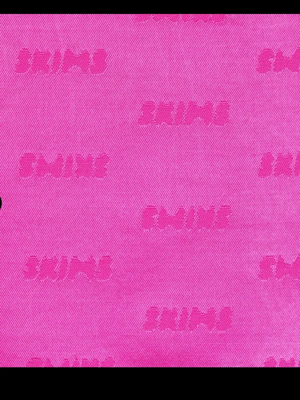 SKIMS Hot Pink Jacquard Lace PJ set size M - Image 4