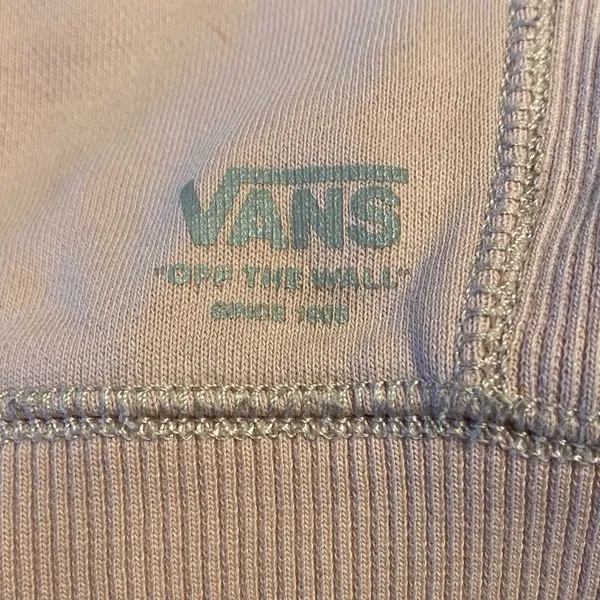 Vans Pink Pullover Hoodie Size M - Image 6