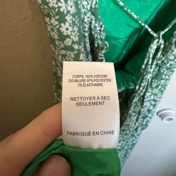 ASTR THE LABEL Amalea‎ Floral Midi Dress Size Small in green - Image 8