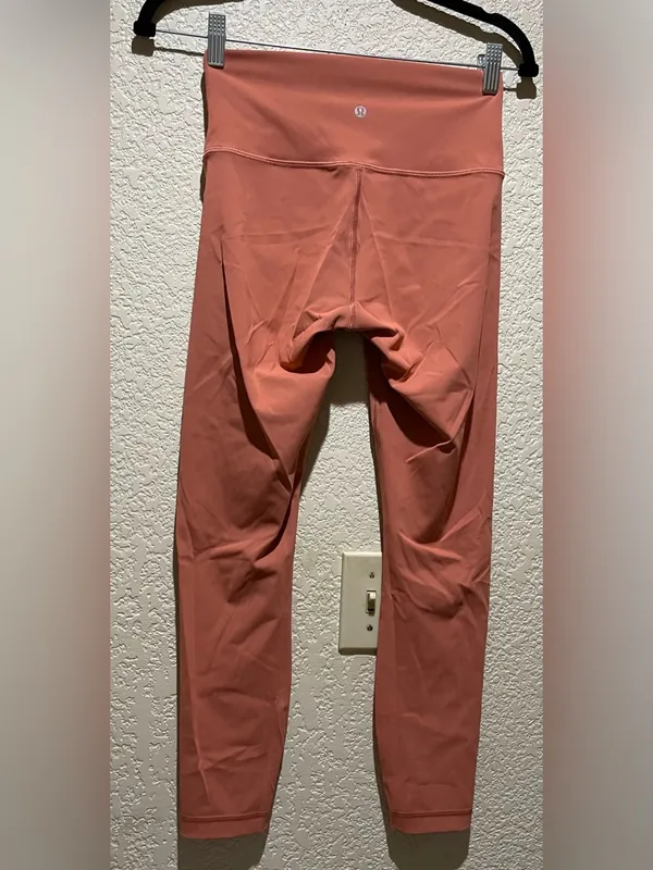 Lululemon Wunder Under High-Rise Leggings Rustic Coral Size 6 - Image 4