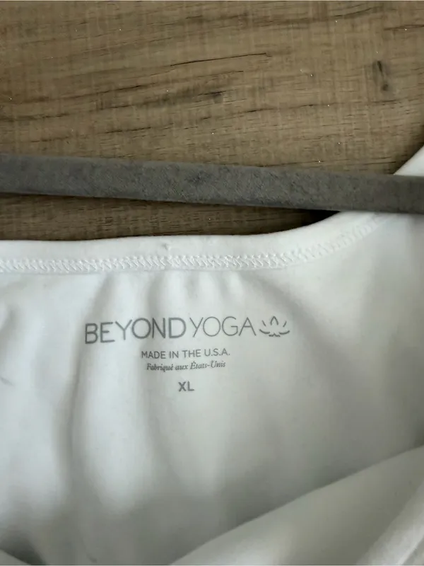 Beyond Yoga Spacedye Essentials Athletic Casual Tennis Dress White XL - Image 5