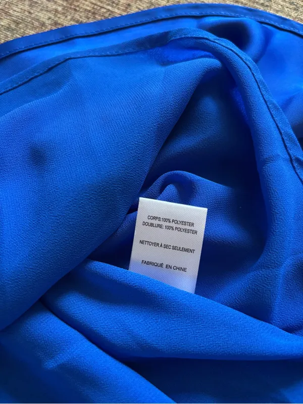 Astr the Label Inara Blue Satin Mini Dress Size Small - Image 9