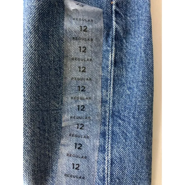 American Eagle Outfitters Womens Frayed Hem Mom Jeans Size 12/ 31W NEW - Image 12