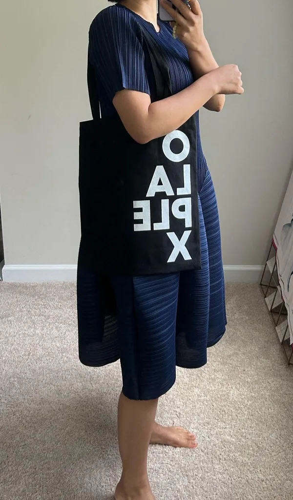 Olaplex black cotton tote - Image 3