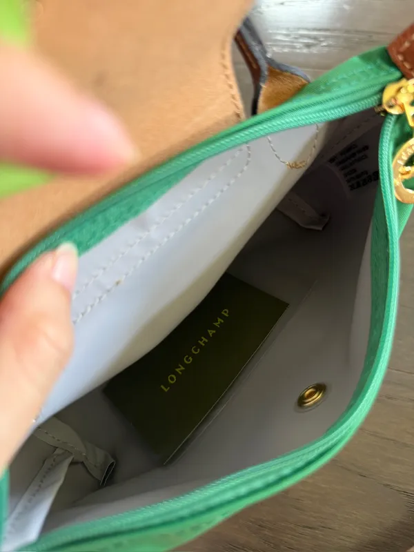 Longchamp Mini Le Pliage Mini Pouch Green  - Image 4