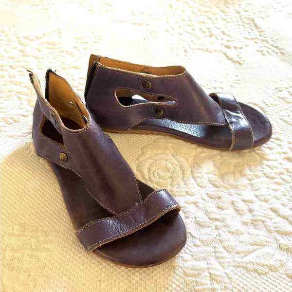Bed Stu Soto sandals shoes leather size 6 - Image 11