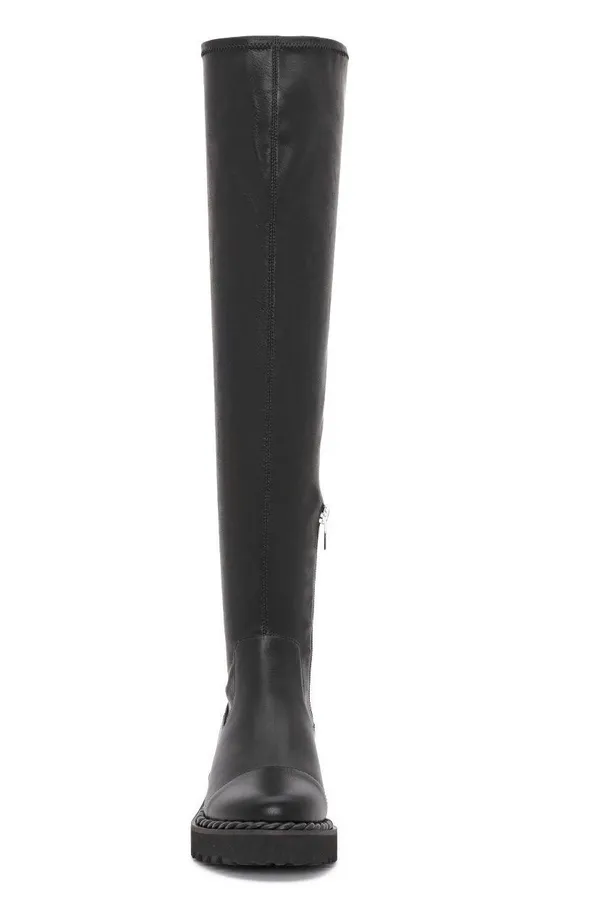 Vince Camuto New Without Box Bloggers Favorite MELLEYA OVER-THE-KNEE BOOT Black - Image 3