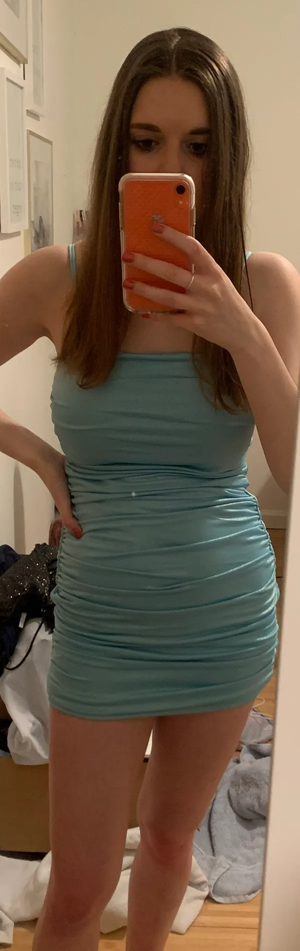 Lucy in the Sky Blue Mini Dress - Image 6