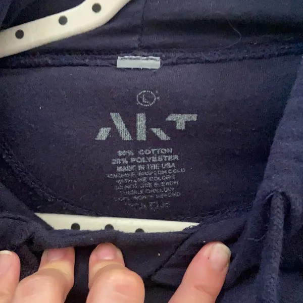 Navy AKT sweatshirt size L Blue Size L - Image 3